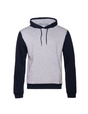 Худи унисекс STAN футер с начёсом 260, 20, Серый меланж