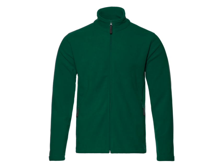 Толстовка унисекс STAN на молнии микрофлис 200, 21, Тёмно-зелёный