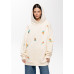 Худи унисекс STAN оверсайз футер без начёса 350, 66, Молочный