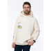 Худи унисекс STAN оверсайз футер без начёса 350, 66, Молочный
