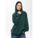 Худи унисекс STAN оверсайз футер без начёса 350, 66, Тёмно-зелёный
