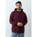 Худи унисекс STAN оверсайз футер без начёса 350, 66, Бордовый