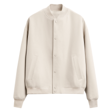 Бомбер унисекс STAN футер без начеса 340, 70, Молочный