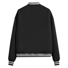 Бомбер унисекс STAN футер без начеса с контрастом 340, 71, Чёрный