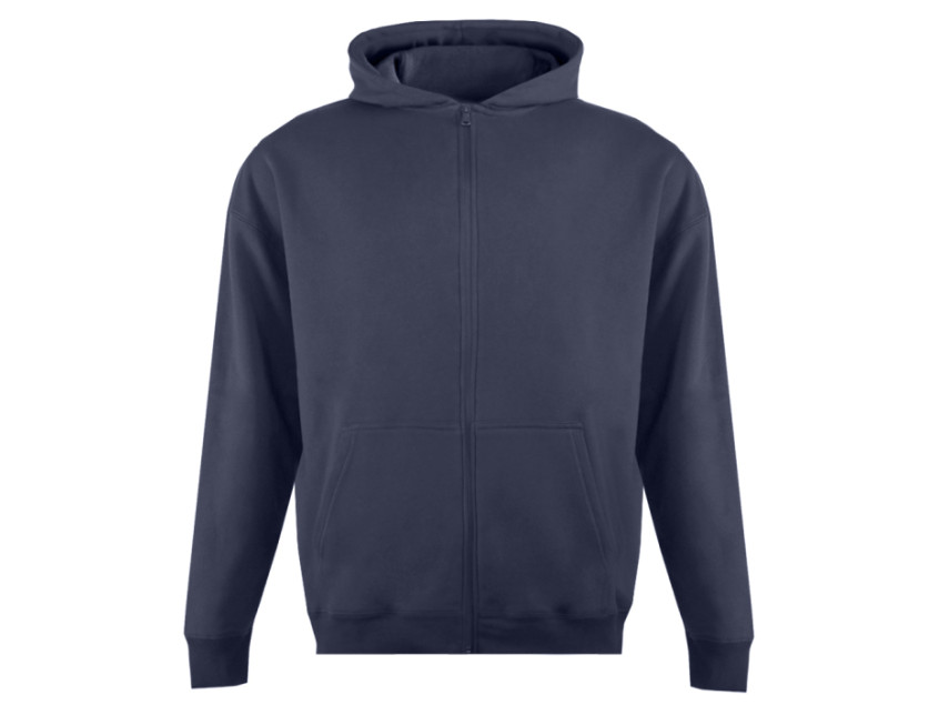 Толстовка унисекс оверсайз на молнии с капюшоном сэндвич 320, 100, Графит