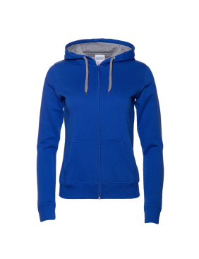 Толстовка женская STAN с капюшоном на молнии футер с начёсом 280, 17W, Синий