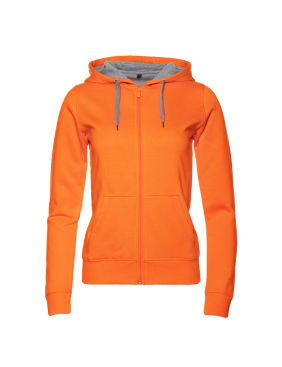 Толстовка женская STAN с капюшоном на молнии футер с начёсом 280, 17W, Оранжевый