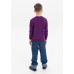 Свитшот детский STAN футер без начёса, 260, 63J, Сливовый