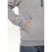 Худи унисекс STAN футер без начёса с контрастным капюшоном 260, 23, Серый меланж