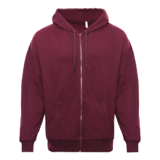 Толстовка STAN оверсайз на молнии с капюшоном футер без начёса 240, 99, Бордовый Толстовка STAN оверсайз на молнии с капюшоном футер без начёса 240, 99, Бордовый