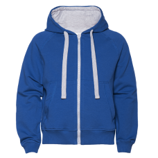 Толстовка детская STAN с капюшоном на молнии футер без начёса 260, 61J, Синий