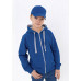 Толстовка детская STAN с капюшоном на молнии футер без начёса 260, 61J, Синий