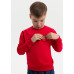 Свитшот детский STAN футер без начёса, 260, 63J, Красный