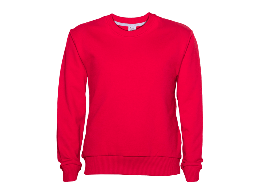 Свитшот детский STAN футер без начёса, 260, 63J, Красный