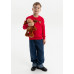 Свитшот детский STAN футер без начёса, 260, 63J, Красный
