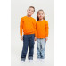 Свитшот детский STAN футер без начёса, 260, 63J, Оранжевый