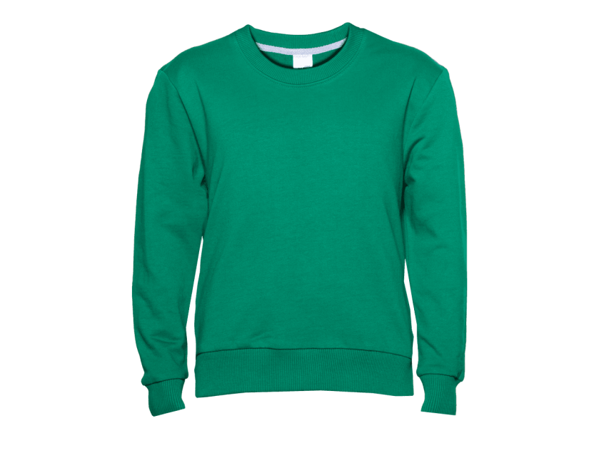 Свитшот детский STAN футер без начёса, 260, 63J, Зелёный