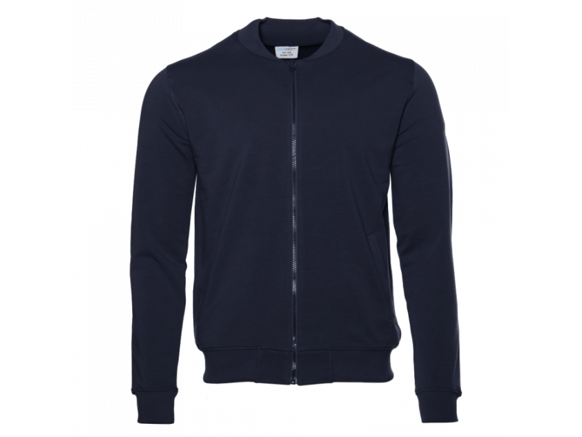 Толстовка унисекс STAN на молнии футер без начёса 245, 65N, Тёмно-синий