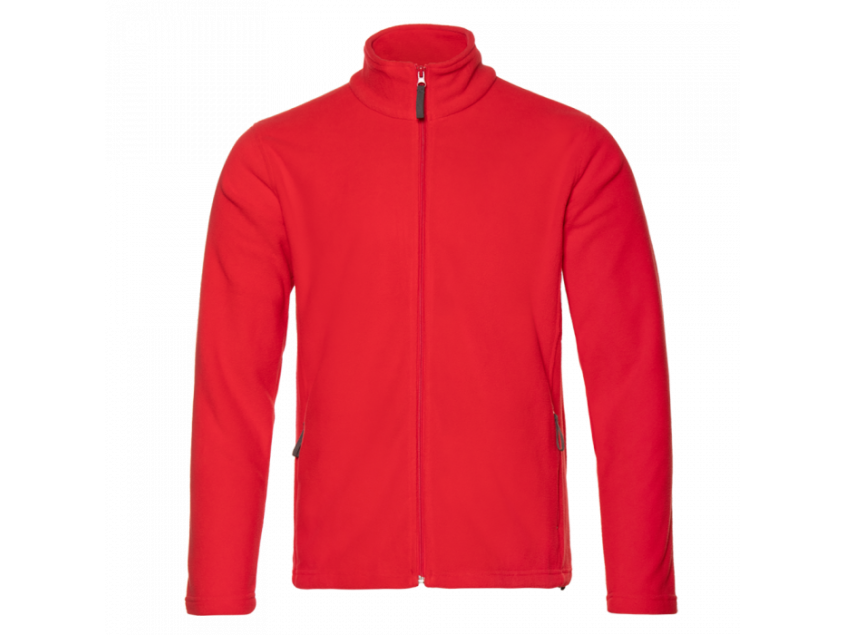 Толстовка унисекс STAN на молнии микрофлис 200, 21R, Красный