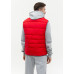 Жилет мужской STAN утепленный таффета 210T,65, 82, Красный с контрастом