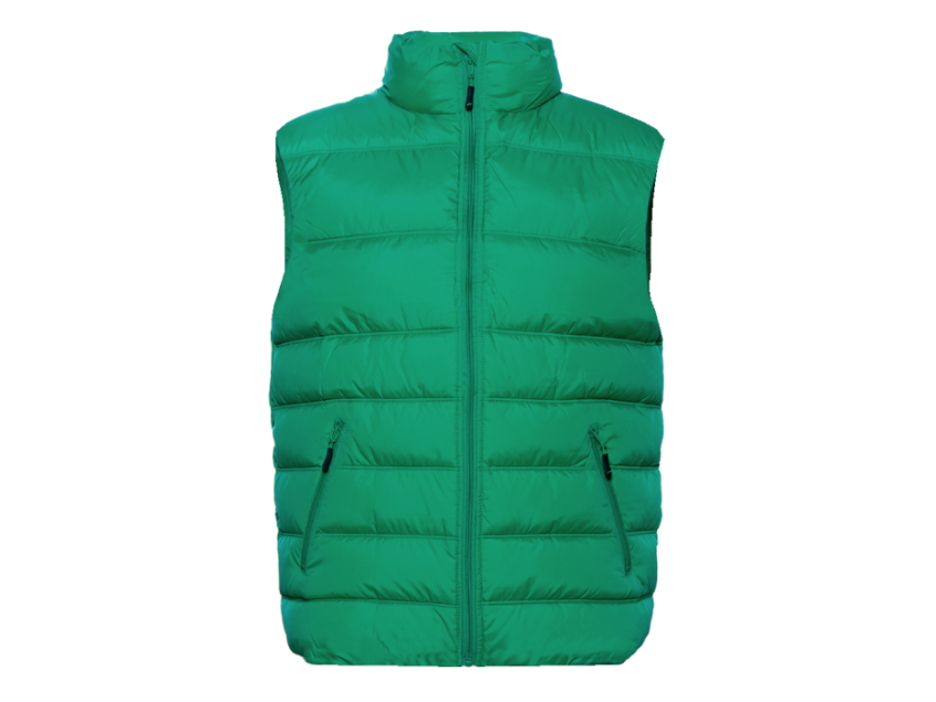 Жилет мужской STAN утепленный таффета 210T,65, 82, Зелёный