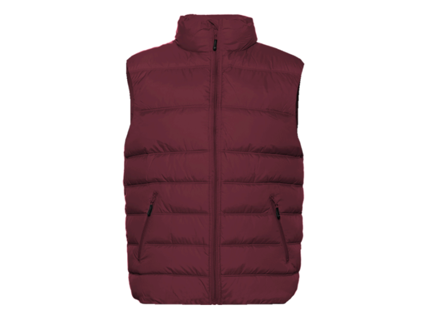 Жилет мужской STAN утепленный таффета 210T,65, 82, Бордовый