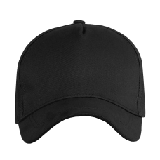 Бейсболка STAN 5 клиньев хлопок, 260, 112, Чёрный