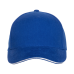 Бейсболка с кантом STAN 5 клиньев хлопок 280, 11K, Синий