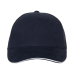 Бейсболка с кантом STAN 5 клиньев хлопок 280, 11K, Тёмно-синий