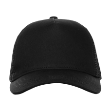 Бейсболка с сеткой STAN 5 клиньев хлопок 280, 05, Чёрный