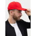 Бейсболка STAN 6 клиньев хлопок 330, 06, Красный