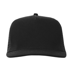 Бейсболка прямой козырёк STAN 5 клиньев хлопок 330, 09, Чёрный