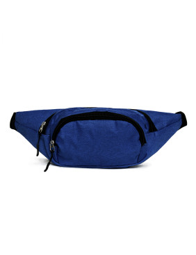 Сумка поясная STAN таффета 168D, 125, Синий меланж