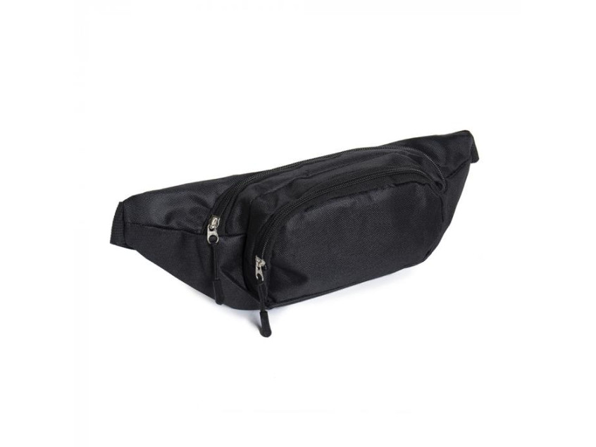 Сумка поясная STAN таффета 168D, 125, Чёрный