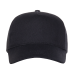 Бейсболка STAN 5 клиньев хлопок 330, 01, Чёрный