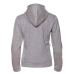 Толстовка женская STAN с капюшоном на молнии сэндвич 320, 19, Серый меланж
