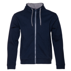 Толстовка мужская STAN с капюшоном на молнии сэндвич 320, 18, Тёмно-синий меланж