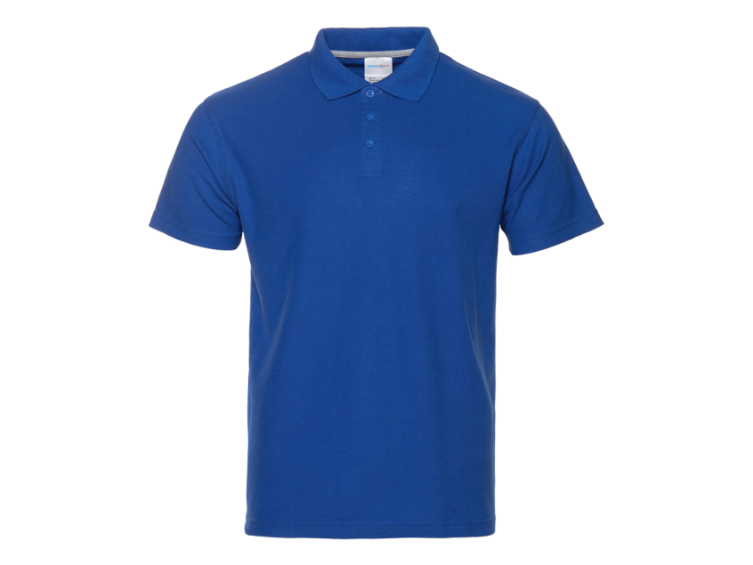 Рубашка поло унисекс STAN хлопок/полиэстер 185, 104, Синий