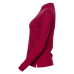 Рубашка поло женская STAN длинный рукав хлопок/полиэстер 185, 04SW, Бордовый