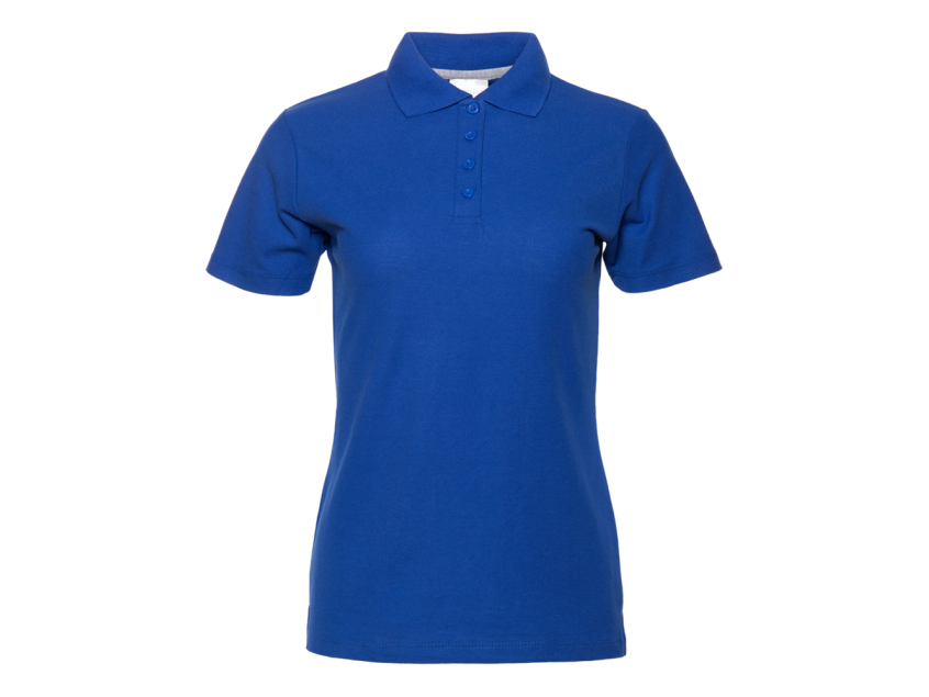 Рубашка поло женская STAN хлопок/полиэстер 185, 04WL, Синий