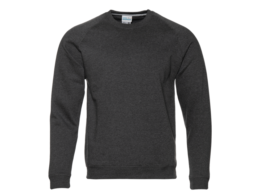 Свитшот унисекс STAN футер с начёсом 260, 53, Тёмный меланж