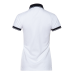 Рубашка поло женская STAN с контрастными деталями хлопок/полиэстер 185, 04CW, Белый