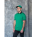 Рубашка поло унисекс STAN с контрастными деталями хлопок/полиэстер 185, 04С, Зелёный