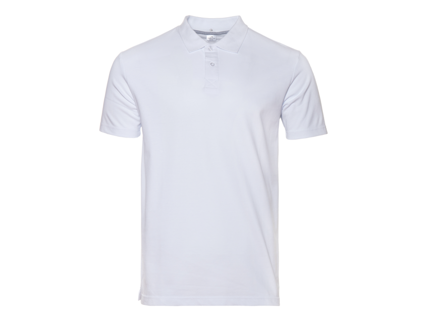 Рубашка поло унисекс STAN хлопок 185, 04U, Белый