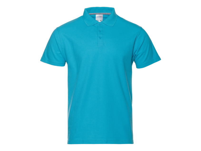 Рубашка поло унисекс  STAN хлопок/полиэстер 185, 04, Бирюзовый