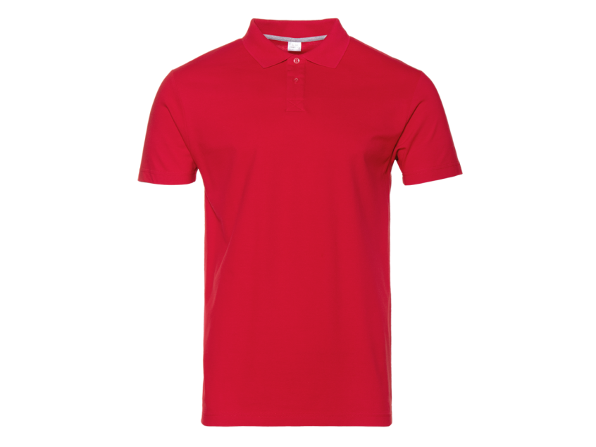 Рубашка поло унисекс STAN хлопок 185, 04U, Красный