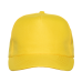 Бейсболка STAN 5 клиньев полиэстер 150, 10P, Жёлтый