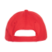 Бейсболка STAN 5 клиньев хлопок 150, 10L, Красный