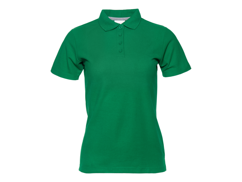 Рубашка поло женская STAN хлопок/полиэстер 185, 04WL, Зелёный