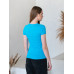 Футболка женская STAN хлопок 150, 02W, Бирюзовый